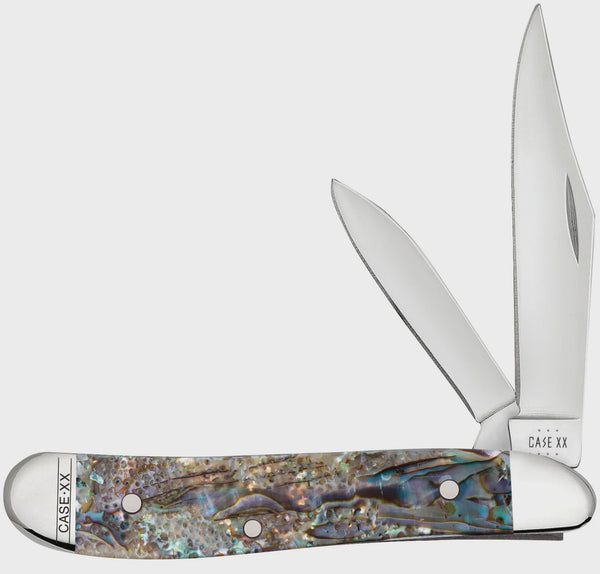 Case Smooth Abalone Peanut Pocket Knife