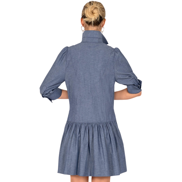 Gretchen Scott Women's So Sweet Cotton Dress / Chambray