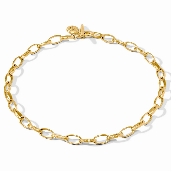 Julie Vos Solara Gold Link Necklace