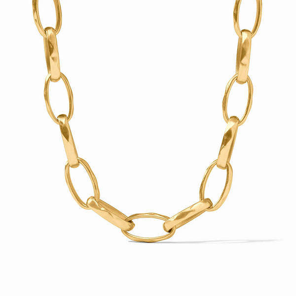 Julie Vos Solara Gold Link Necklace