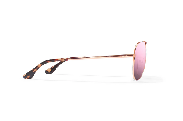 Bajio Soldado Sunglasses - Gold / Rose Mirror / Poly