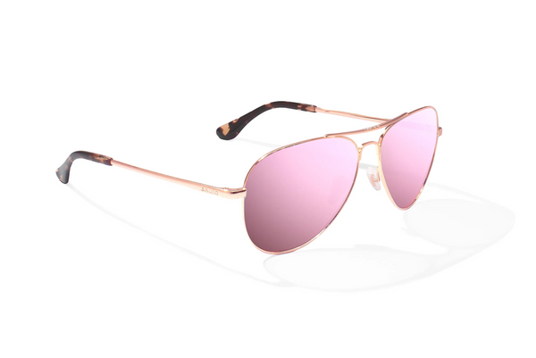 Bajio Soldado Sunglasses - Gold / Rose Mirror / Poly