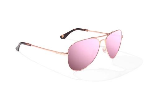 Bajio Soldado Sunglasses - Gold / Rose Mirror / Poly
