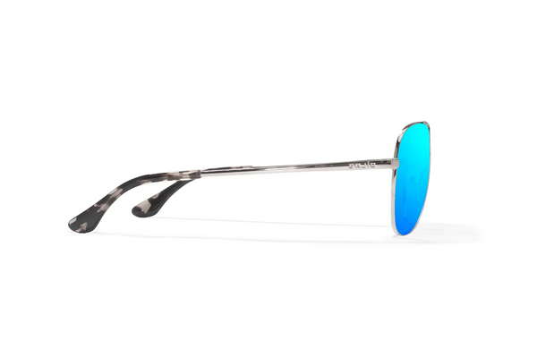 Bajio Soldado Silver/Blue Mirror/Glass