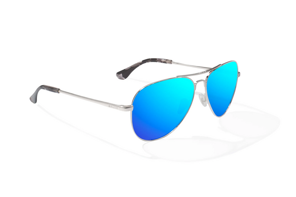 Bajio Soldado Silver/Blue Mirror/Glass