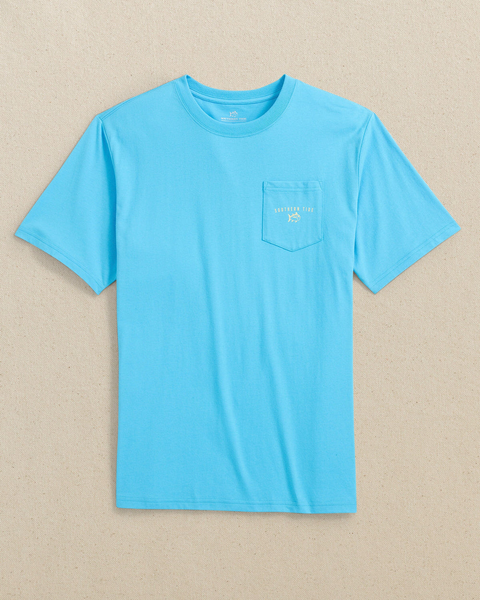 Southern Tide Men's Sunny Vibes Tee / Aquarius