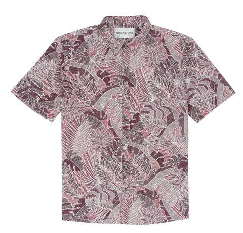 Tori Richard Sunshade S/S Shirt / Wine