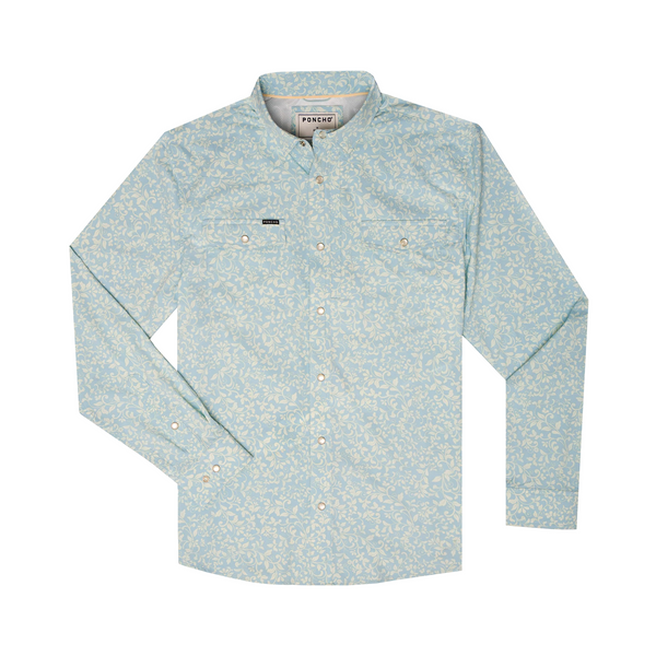 Poncho Men's Long Sleeve Western Shirt