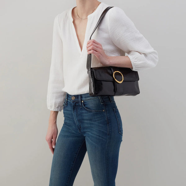 Hobo Sawyer (Black) Baguette Shoulder Purse