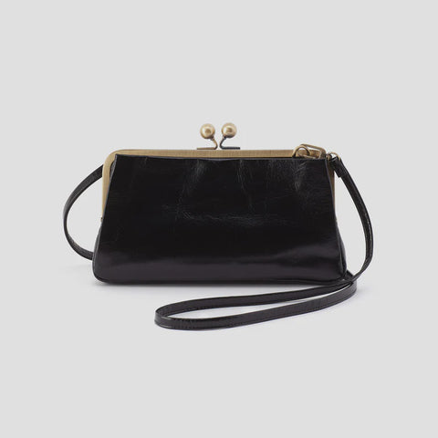 Hobo Lauren Frame Crossbody Purse / Black