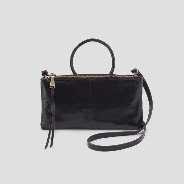 Hobo Sable Crossbody Purse / Black
