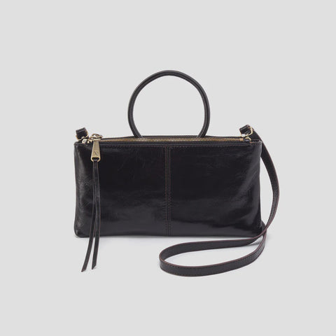 Hobo Sable Crossbody Purse / Black