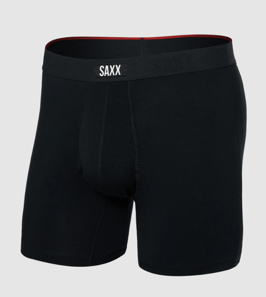 Saxx Men's Vibe Xtra Soft Comfort Boxer Brief- Black