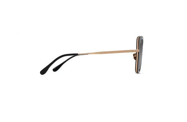Maui Jim Violet Lake Sunglasses / Black with Gold / Neutral Grey