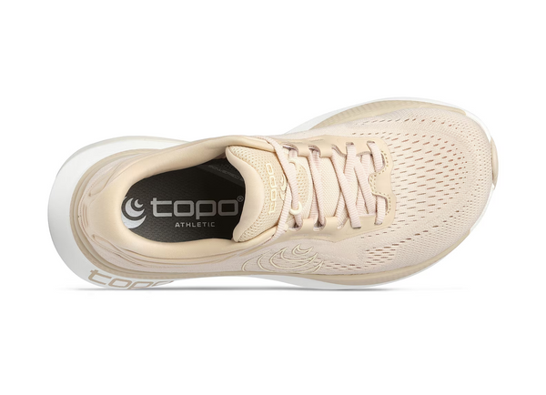Topo Athletic Women's Aura 2 Walking Shoe - Tan / White