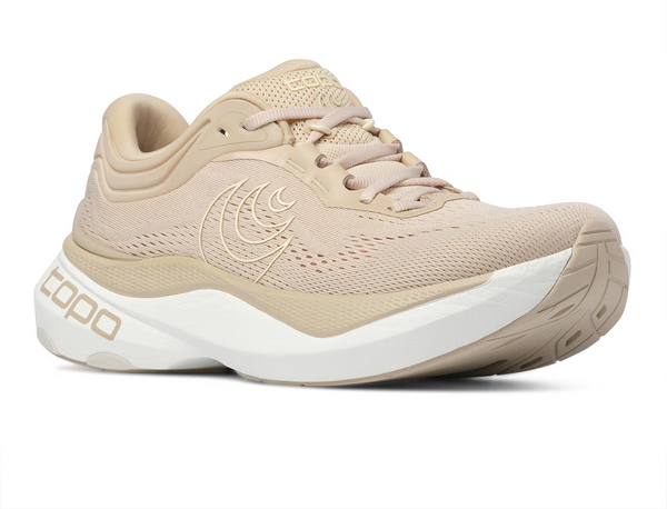 Topo Athletic Women's Aura 2 Walking Shoe - Tan / White