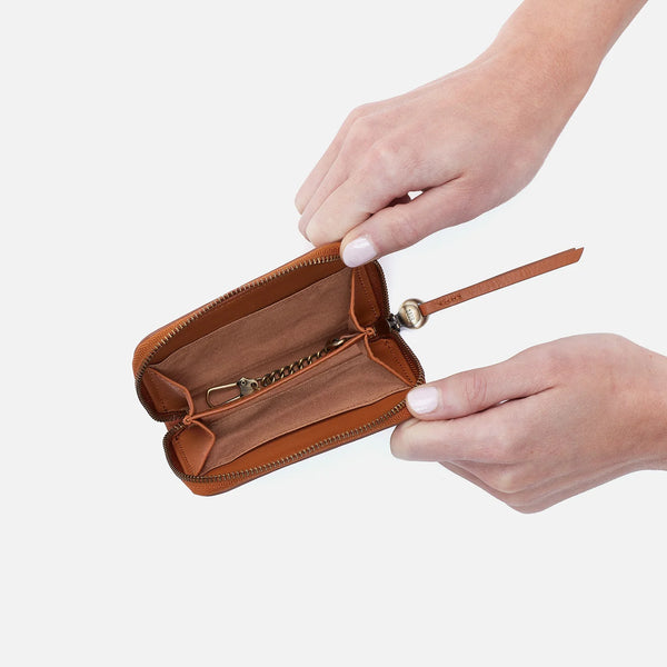 Hobo Nila Small Zip Around (Wheat) Wallet