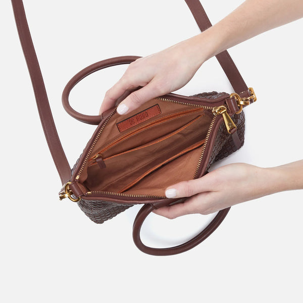 Hobo Sheila (Pecan) Top Zip Crossbody Purse