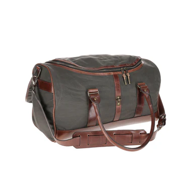 Tom Beckbe Canvas Weekender Duffel Bag / Bark