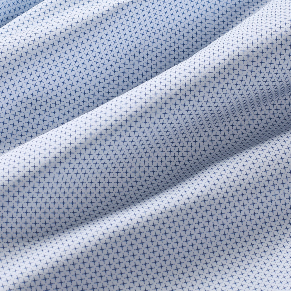 Mizzen + Main Leeward Trim Fit Men's Dress Shirt / White Plus Print