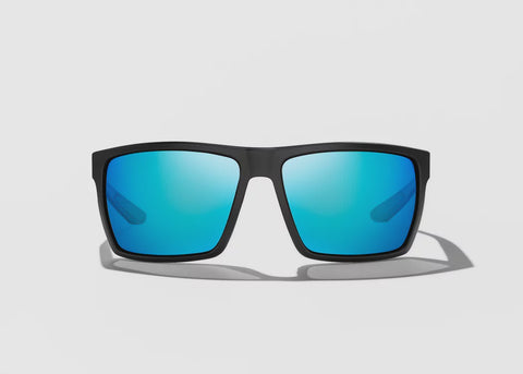 Bajio Stiltsville Black Matte / Blue Mirror / Glass