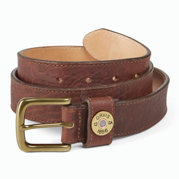 Orvis Bison Leather Shotshell Belt