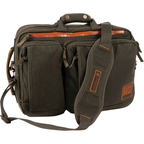 FishPond Boulder Briefcase / Peat Moss