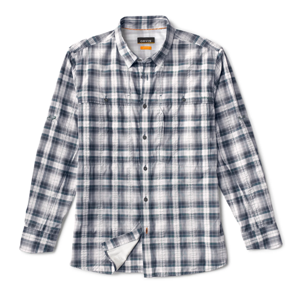 Orvis Men's LS Open Air Caster Plaid Shirt / Carbon