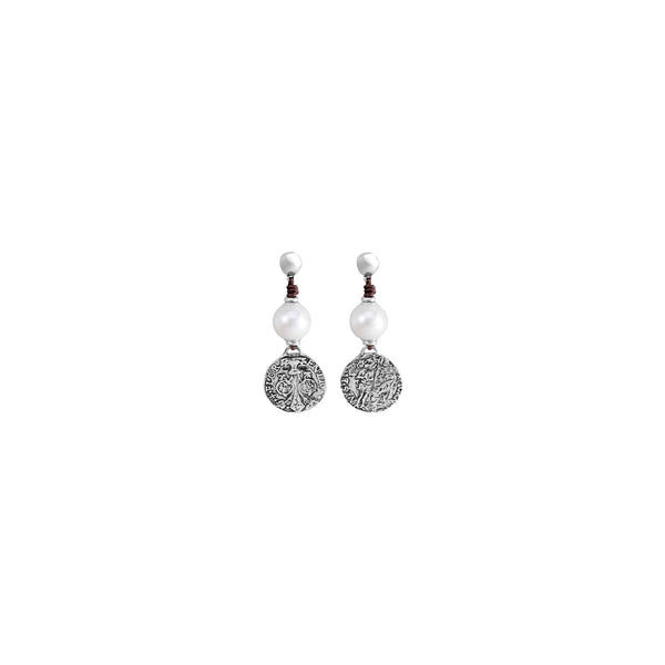Uno de 50 Alexandria Pearl Earrings