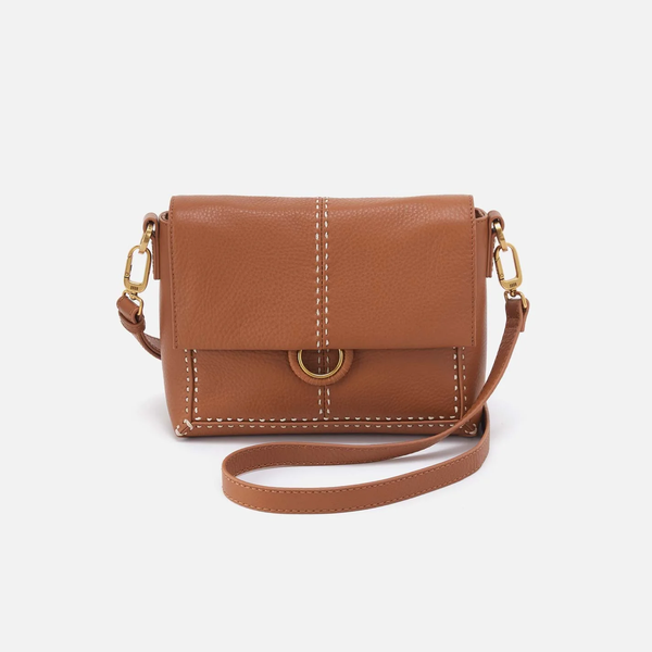 Hobo Austin Flap Crossbody Purse / Warm Honey