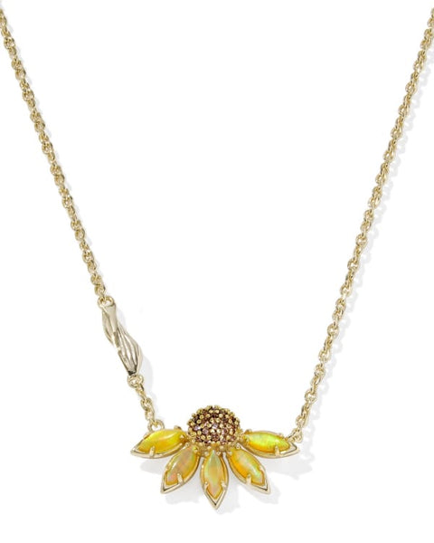 Kendra Scott Anya Flower Short Pendant Necklace