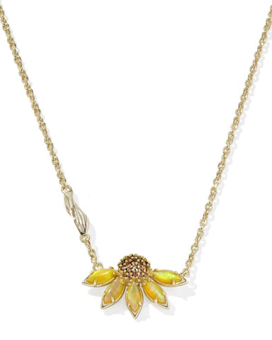 Kendra Scott Anya Flower Short Pendant Necklace