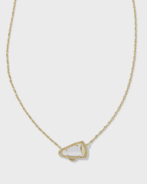 Kendra Scott Cheer Gold White MOP Necklace