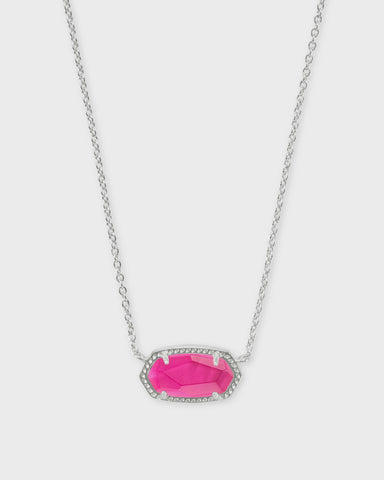 Kendra Scott Elisa Azalea Illusion Silver Necklace