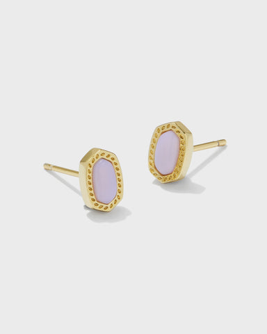 Kendra Scott Mini Ellie Pink Opalite Crystal Stud Earrings
