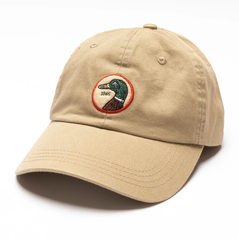 Duck Head Circle Patch Twill Hat / Khaki