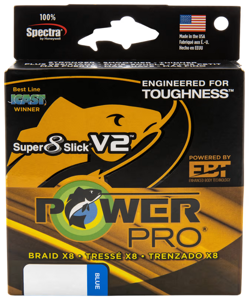 Power Pro Spectra Braided V2 Fishing Line 20lb 150yd/Blue S