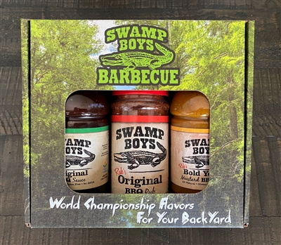 Swamp Boys BBQ 3D gift pack