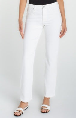 Liverpool Women's Kennedy Straight Jeans / White