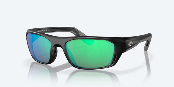 Costa Del Mar Whitetip Pro Sunglasses - Matte Black / Green Mirror 580G