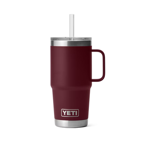 Yeti Rambler 25Oz Straw Mug / Wild Vine Red