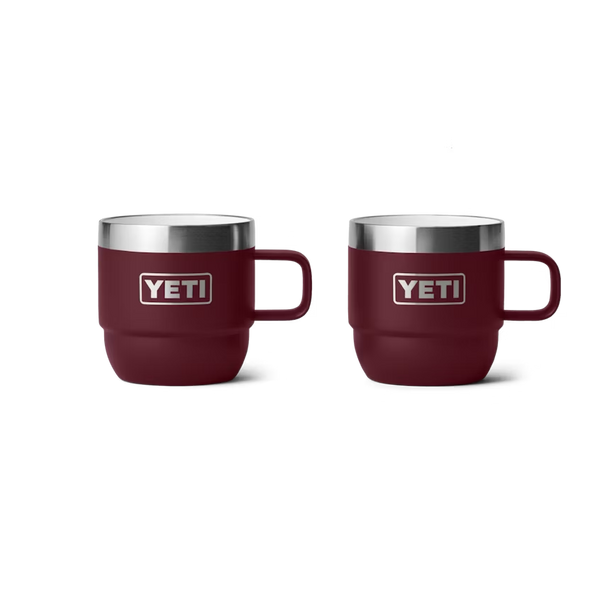 Yeti Rambler 6oz Espresso Cup 2-Pack / Wild Vine Red