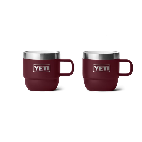 Yeti Rambler 6oz Espresso Cup 2-Pack / Wild Vine Red