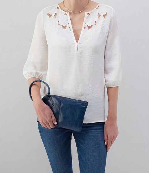 Hobo Sable (Denim)  Wristlet Purse