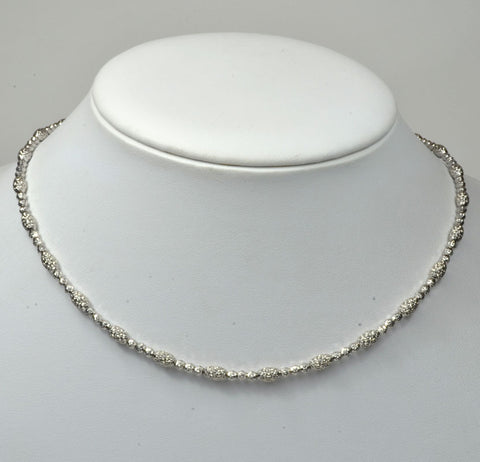 Officina Bernardi Silver Oval 18" Necklace