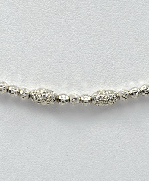 Officina Bernardi Silver Oval 18" Necklace