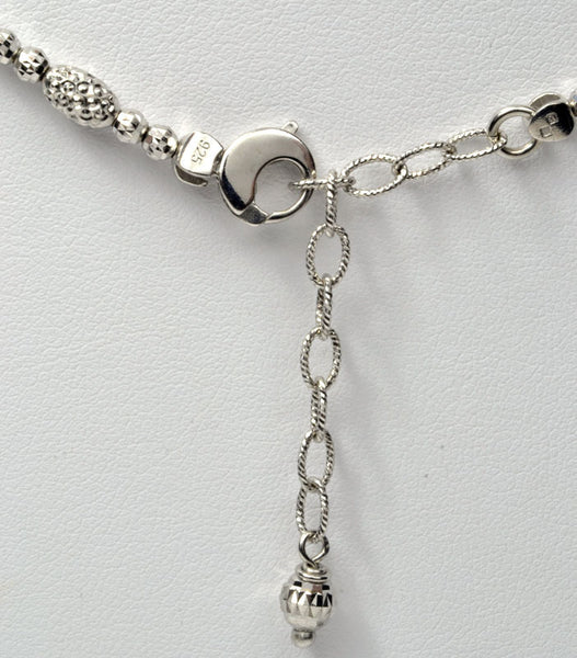Officina Bernardi Silver Oval 18" Necklace