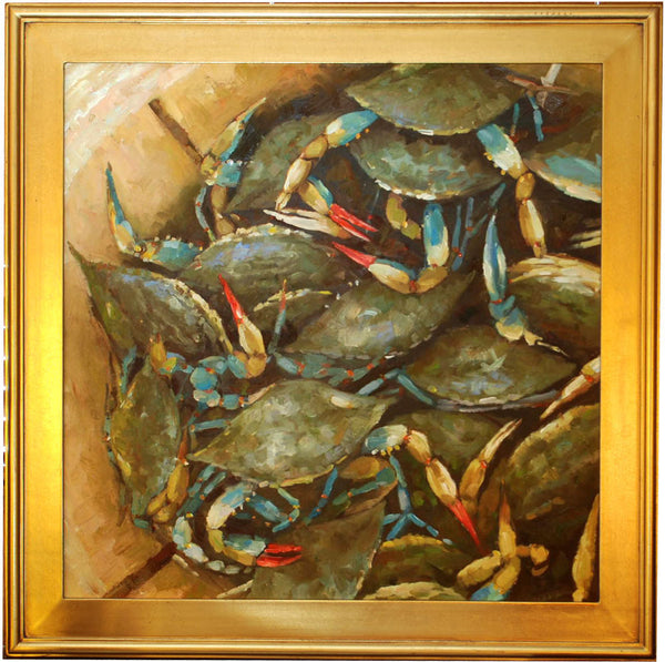 Bounty of Crabs, Oil Painting