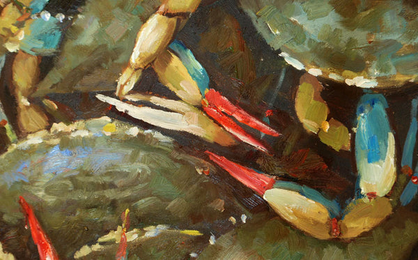 Bounty of Crabs, Oil Painting