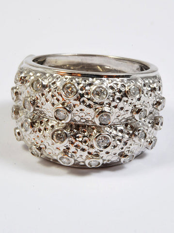 Diamond Estate White Gold Band